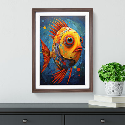 Fish Expressionism No.2 - Framed Print