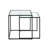 Ackworth Glass Top Frame Nest Of Tables