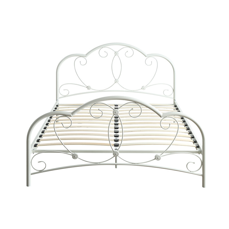 Uribe Bed, Double (4'6), White
