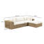 Canapé modulaire d'extérieur Cali
