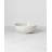 French Perle Scallop White Scallop Serving Bowl