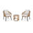 Mccary 2 - Person Patio Conversation Set with Cushions-884280446