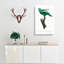 White Winged Parakeet by F. Levaillant - Wrapped Canvas-55305137