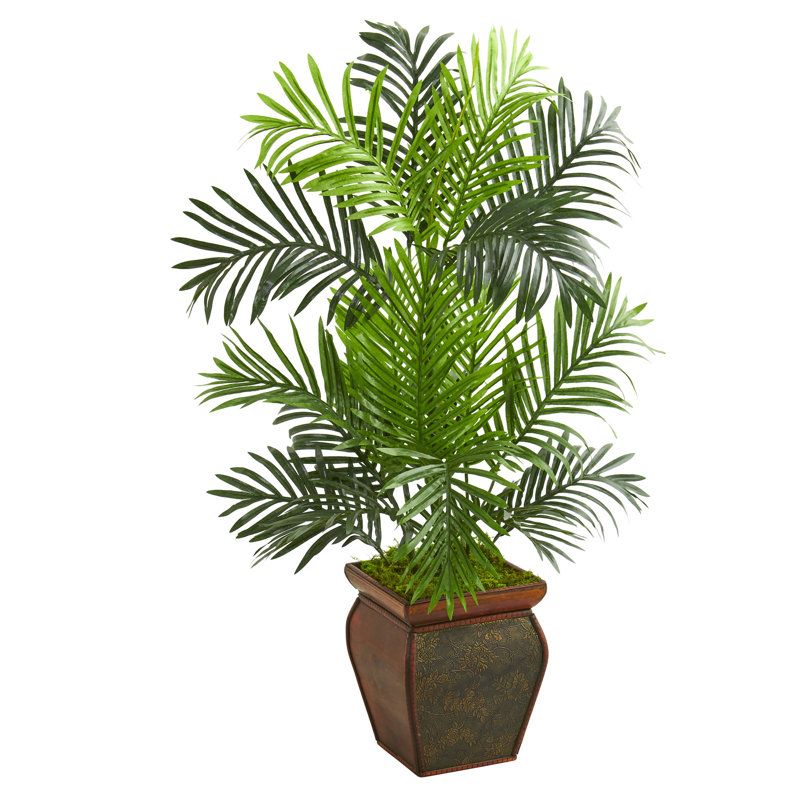 Palmier artificiel 25,5" en pot de fleurs