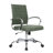 Mulkey Ribbed Faux Leather Mid-Back Office Chair, Mid Century Ergonomic Executive Desk Chair-1755224888