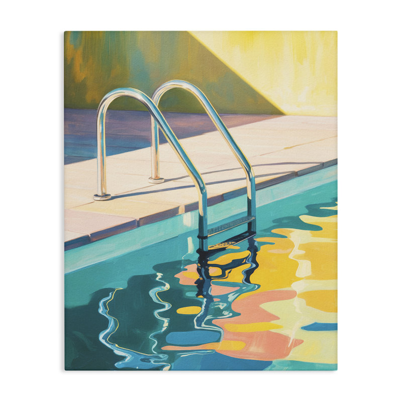 «Pool Ladder At Sunset», conception par Andreas Magnusson, H 30 po x l 24 po