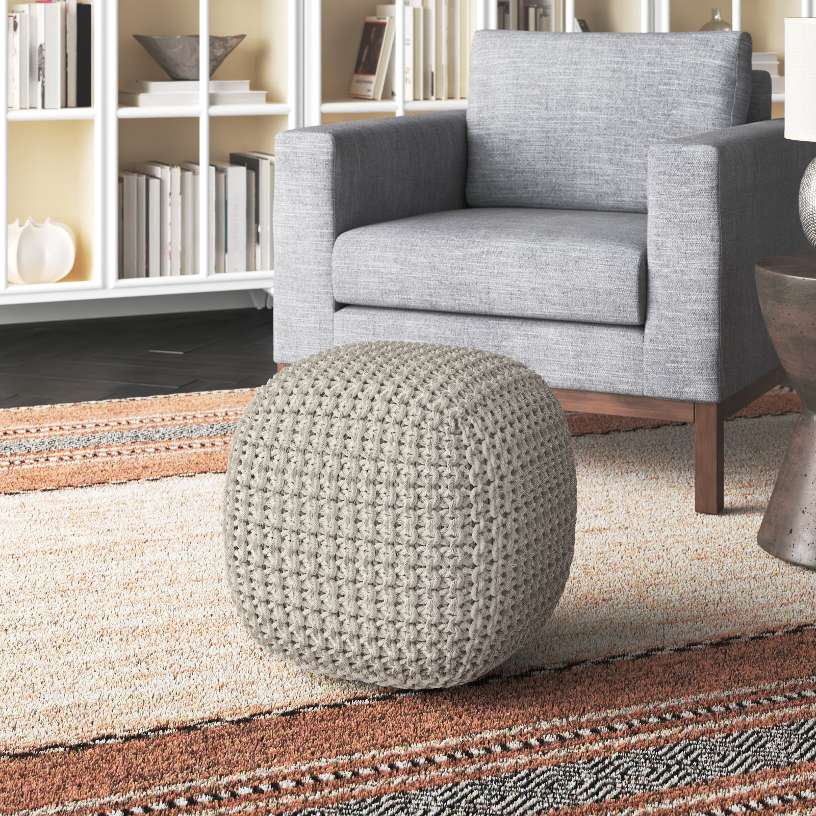 Emil Upholstered Pouf