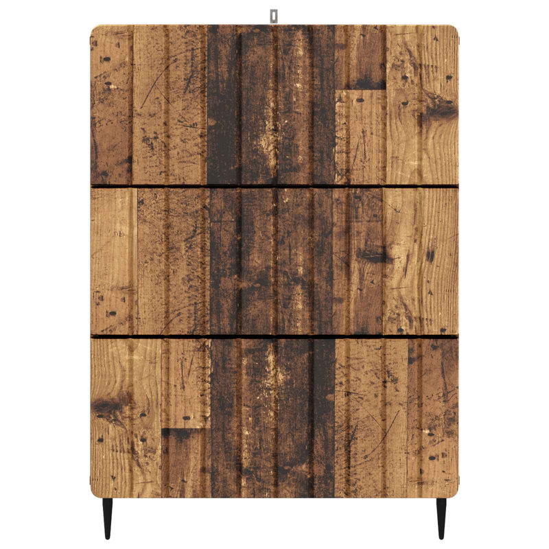 Accent Chest, 92cm H x 66cm W x 34.5cm D, Old Wood
