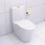 Toilette allongée une pièce - blanc