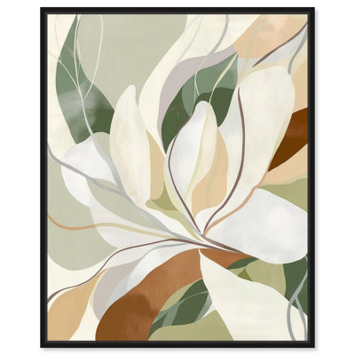 Leaf Prints I Canvas Colorful Floral Art by Art Remedy