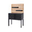 Drop Kitchen Module Single Included 2 Shelves - Lava Gray/Black