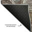 Tapis géométrique de qualité supérieure lavable à la machine Mayfield AMF2206-1225357157-1225357167