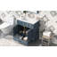Meuble-lavabo de salle de bain avec lavabo, portes doubles et tiroir-605528362