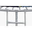 Trampoline de cour moderne de 8 pi avec enceinte sécuritaire Modern Luxury Furniture