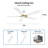 Emryck 52'' Ceiling Fan with LED Lights