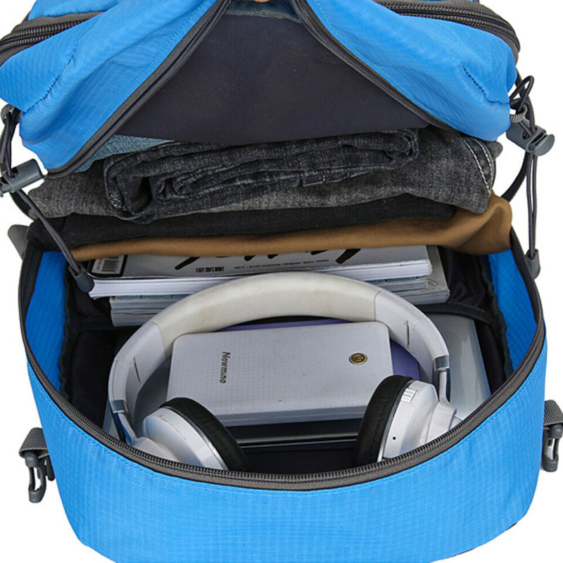 Sac à dos de pique-nique en nylon, Bleu