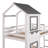 Hruni Twin Over Twin Bunk Bed with Built-In Ladder-1301831521