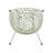 Modern Outdoor Dining Chair Set Of 2 With Weather-Resistant Build And Perforated Diamond Pattern For Stylish Comfort.-1591140711