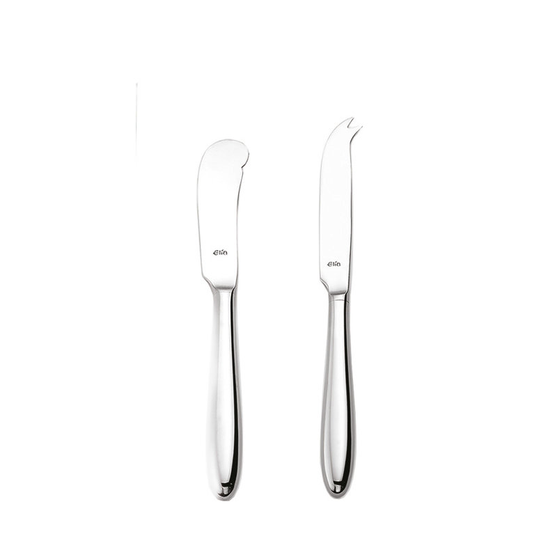 Siena 2 Piece Stainless Steel Cheese Serving Set