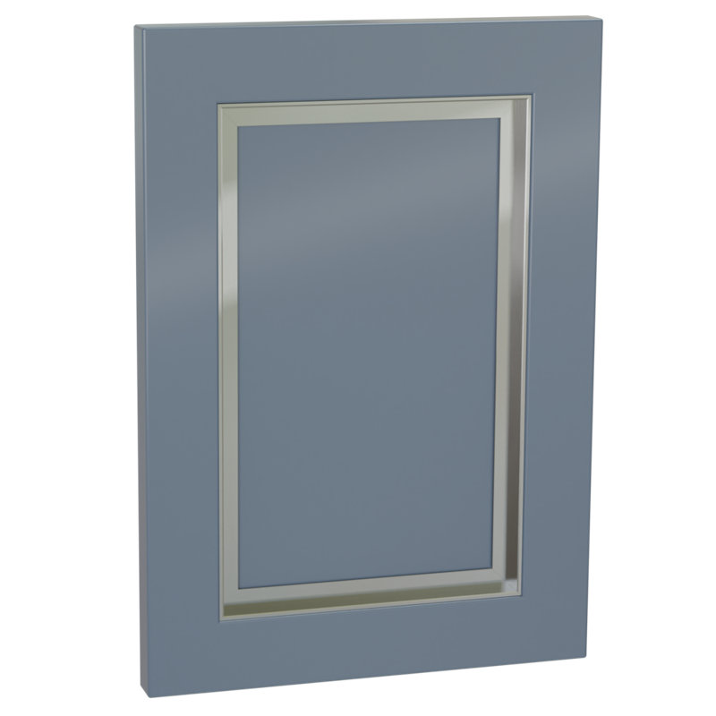 Barre en L décorative en aluminium 0,875 po, L 72 po, Dos plat