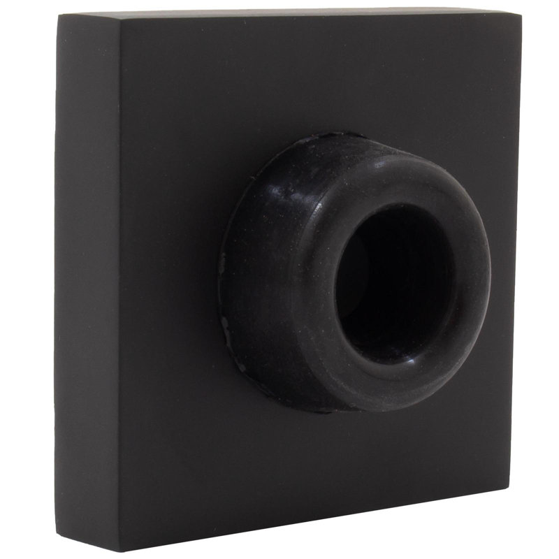 Steel Wall Bumper, Matte Black