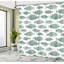 Rideau de douche simple mosaic fish décoration Kentshire-24439219-126184266