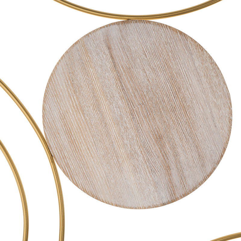 Glam Abstract Wall Decor on Metal