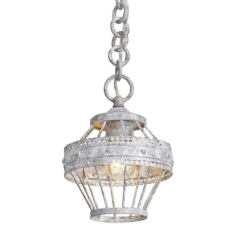 Luminaire suspendu géométrique 1 lumière Gaius, Huître