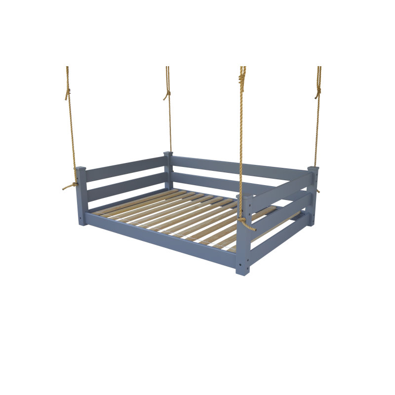 Devell Hanging Daybed, Graphite, Full / Double