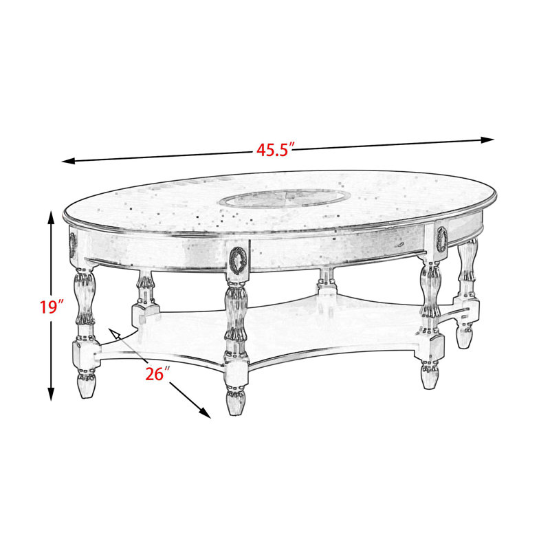 Coatesville Solid Wood Coffee Table