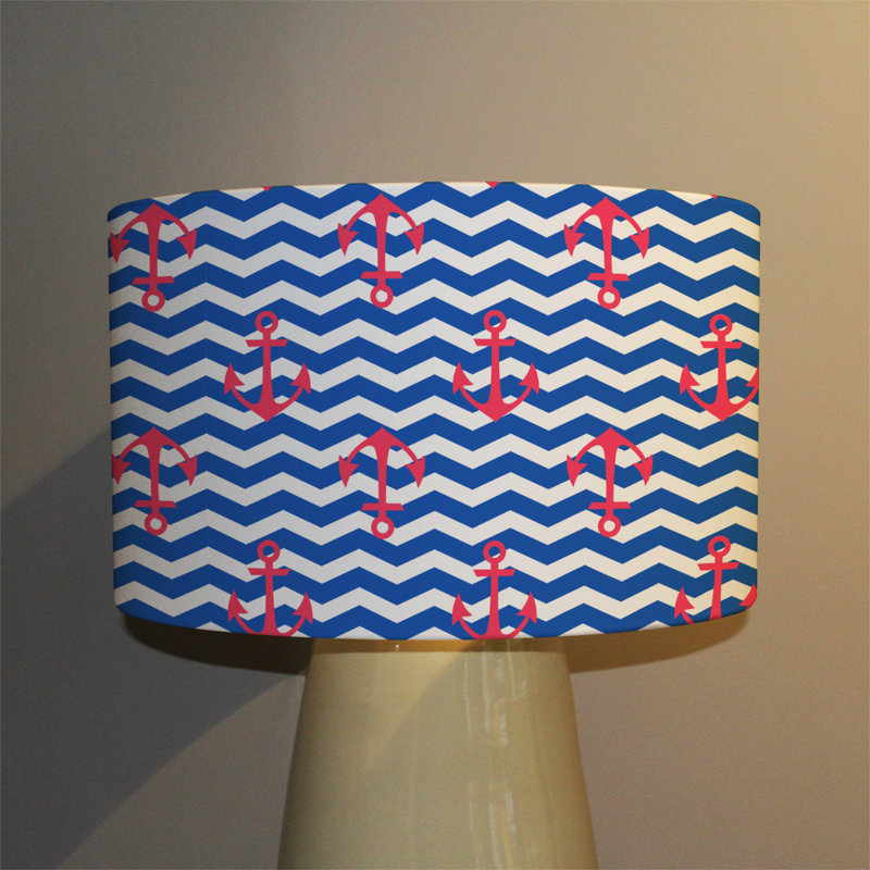 Cotton Drum Lamp Shade ( Uno ), 22cm H x 25cm W x 25cm D