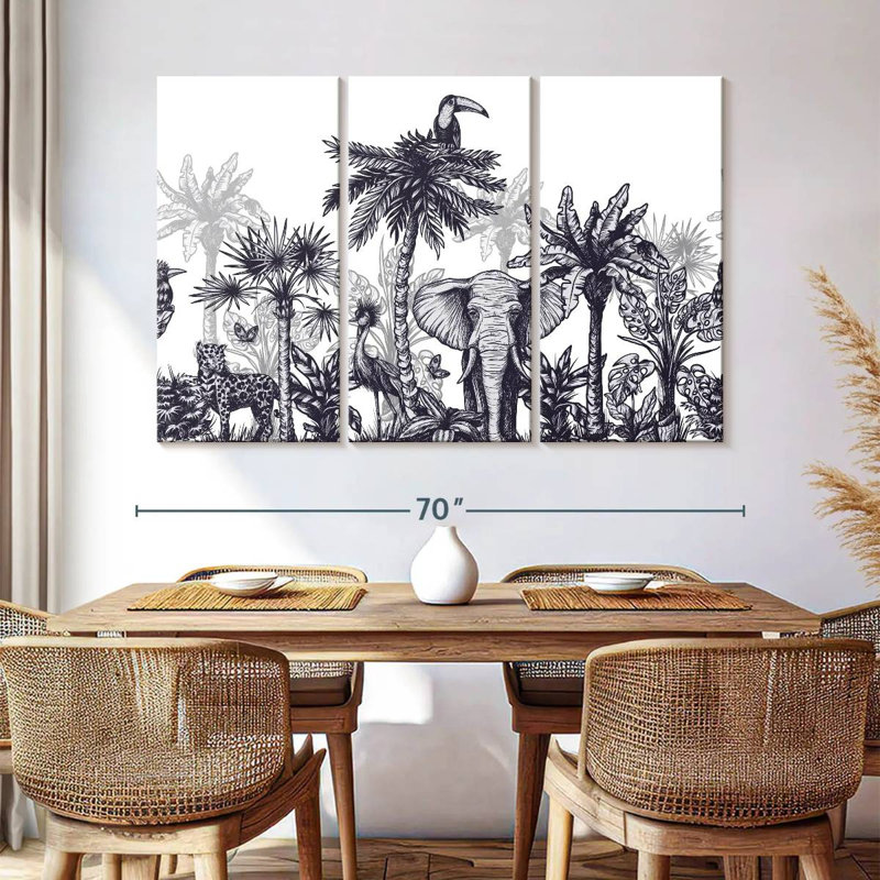 Brampt Jungle Euphoria, 32" H x 50" W