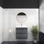 Meuble-lavabo mural 24 po Jack en chêne teck avec lavabo en acrylique renforcé Jack-1782149744
