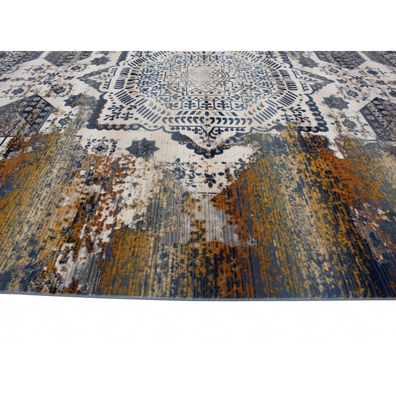 Zermeno Oriental Indoor Rug, Runner 2'6" x 10'