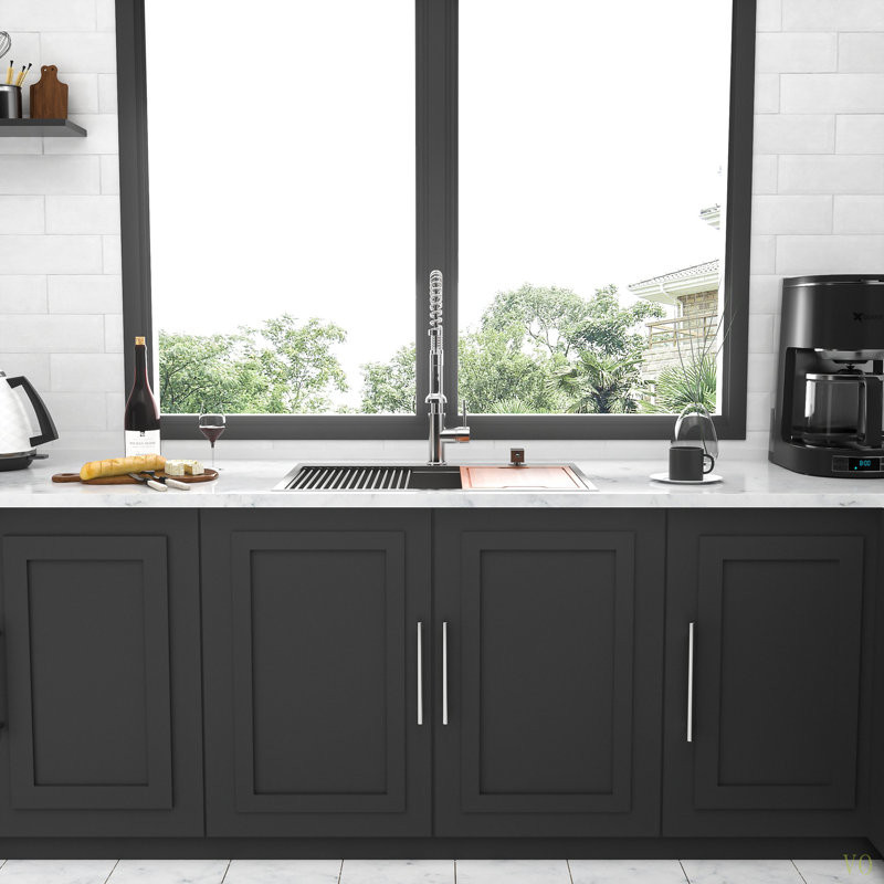 30 Drop Kitchen Sink - 30 X 22 X 10 Inch Kitchen Sink Drop-In Topmount Single Bowl 16 Gauge Stainless Steel Ledge Workstation Kitchen Sinks