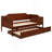 Cherry Wood Twin Daybed With Trundle
