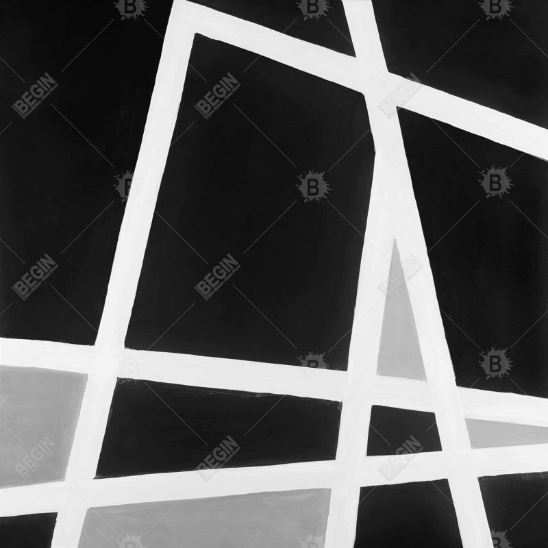 " Black And White Abstract Lines "