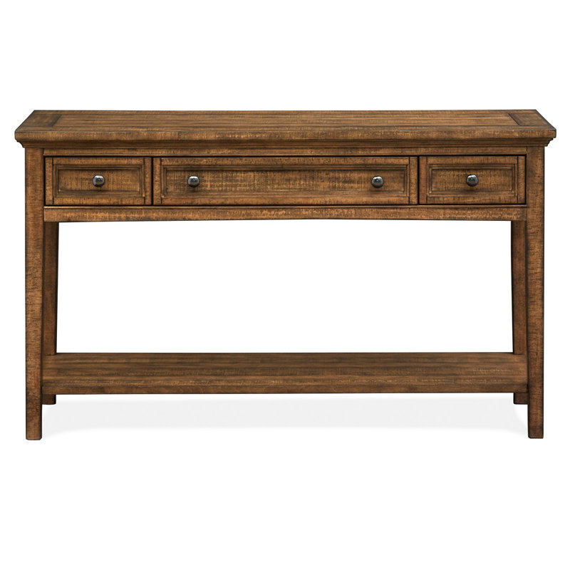 Console en bois massif 50 po Causglen