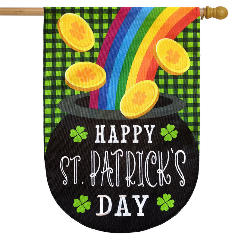 Drapeau de maison Lucky Pot