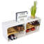 4 Pair Stackable Solid Wood Shoe Rack-2130389483