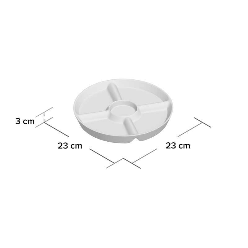 Symple Stuff Divided Serving Dish