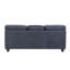 Canapé en chenille durable avec coussins décoratifs, meubles de salon de conception contemporaine, 1 pièce-832190905