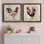 Pecking l'ordre I - ensemble de 2 peintures sur toile encadrées-1715453252-1715453256