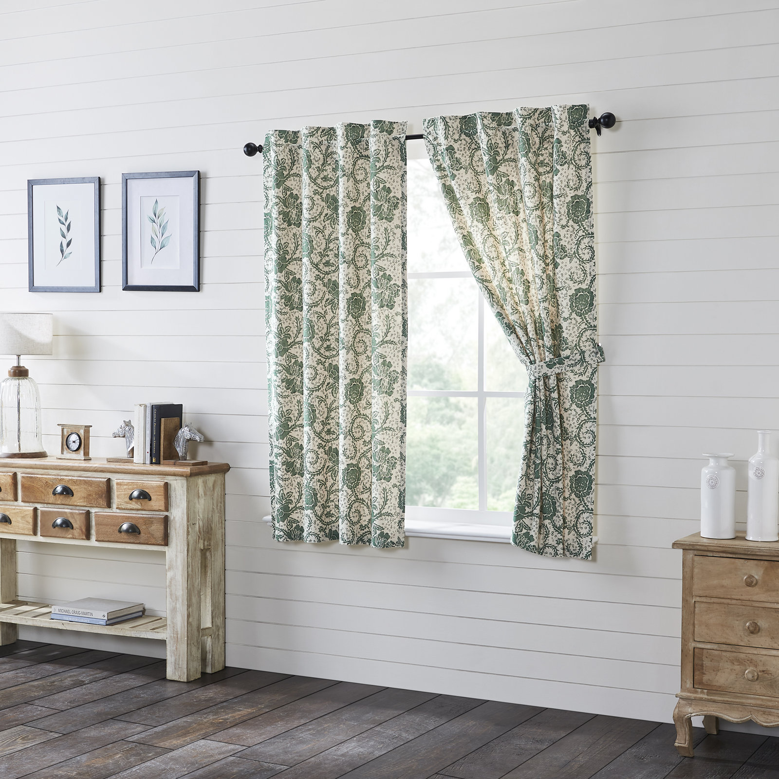 Cowlington Room Darkening Cotton Blend Curtain, 36" W x 63" L