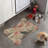 Cat-Themed Toile - Bone Shape Feeding Mat