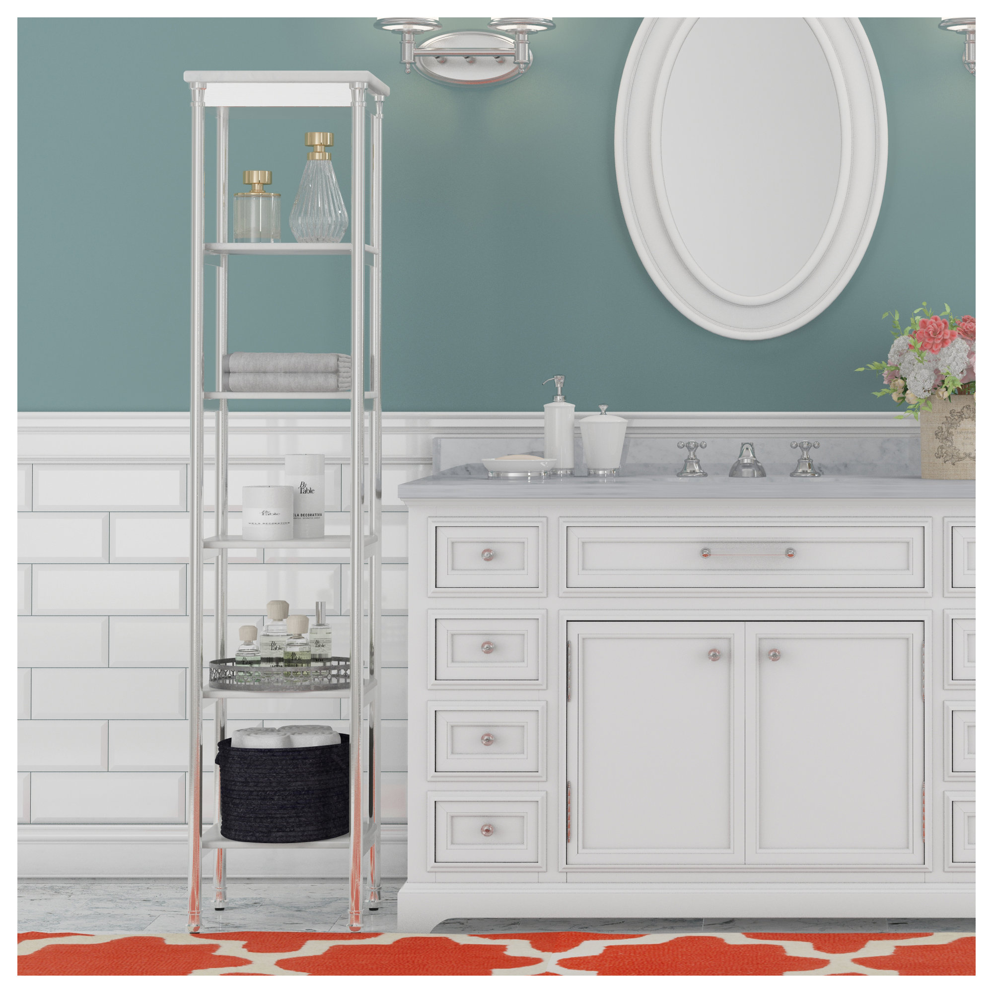 Calleis Freestanding Bathroom Shelves