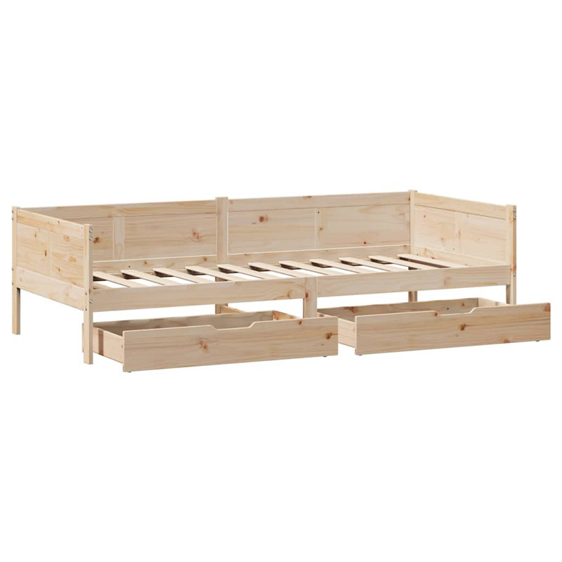 Daybed With Drawers Without Mattress Solid Wood