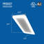 Dimmable Rectangle Flat Panel Ceiling Light-105095901