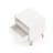 Rockefeller 20" Nightstand In White (1-Drawer)-1962341706