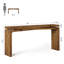 Console 63 po en bois pour vestibule, canapé long-130191553